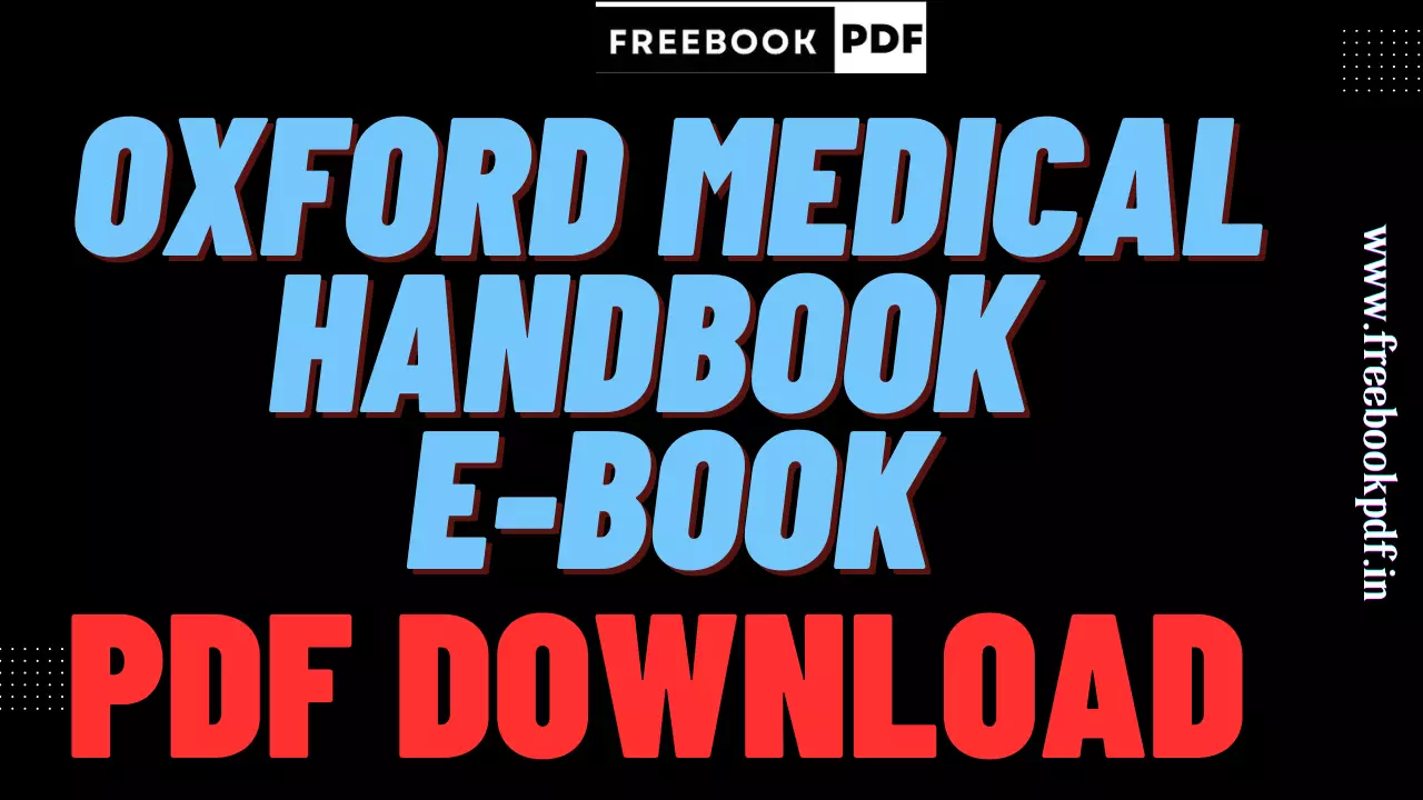Oxford Medical Handbook E-Book Free Download