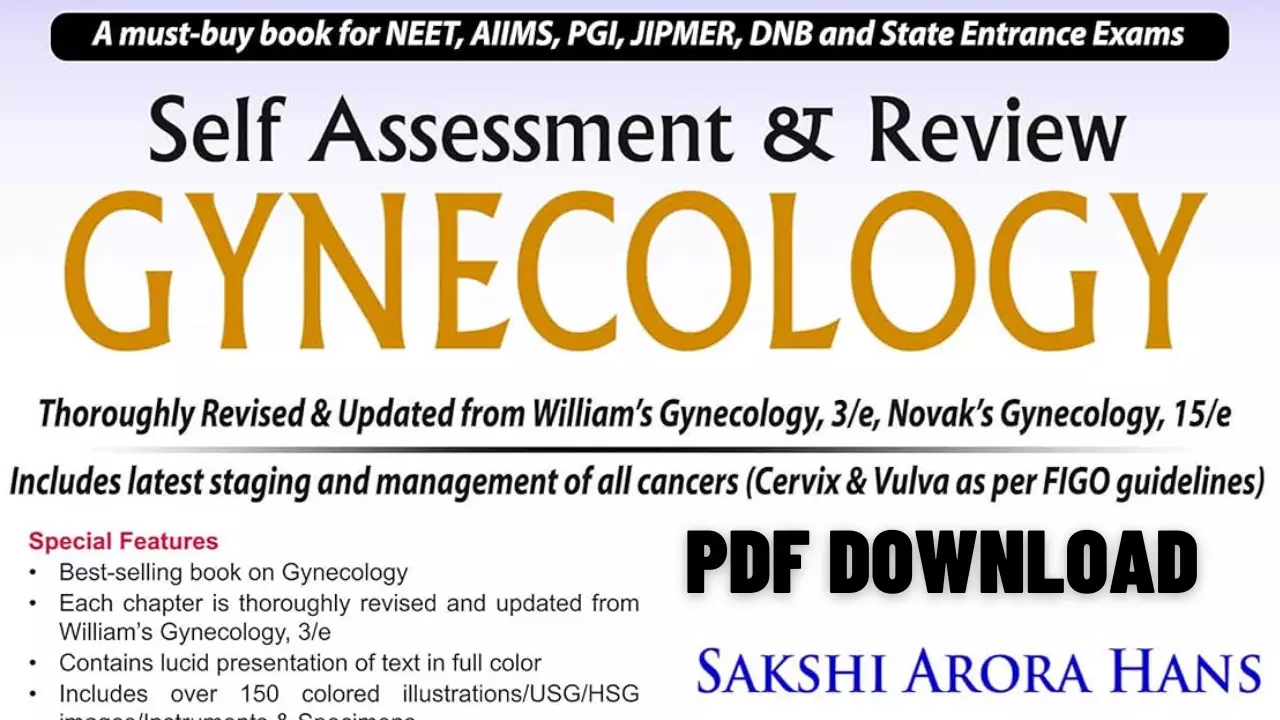 Sakshi Arora Gynecology 13th Edition PDF Free Download